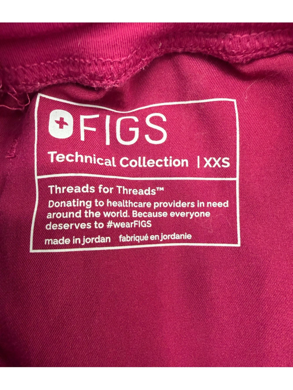 Figs High Waisted Yola Scrub Pants (Size  XXS) - Picture 8 of 8